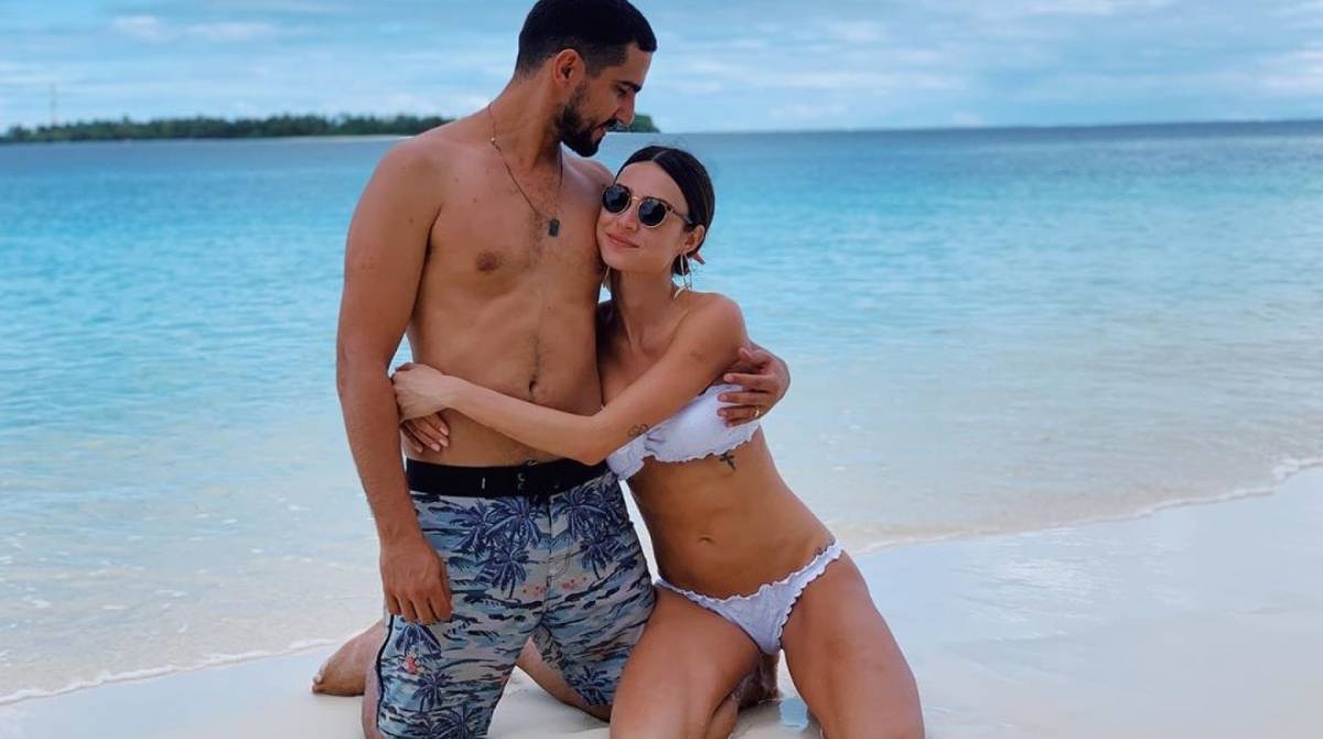 Renato Góes e Thaila Ayala curtem lua de mel nas Ilhas Maldivas