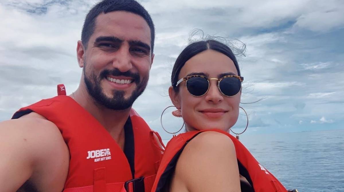 Thaila Ayala e Renato Góes curtem lua de mel nas Maldivas