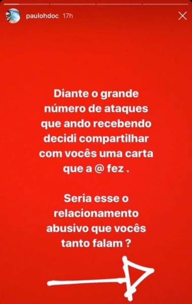 Namorado de Hariany Almeida se pronuncia sobre traição 