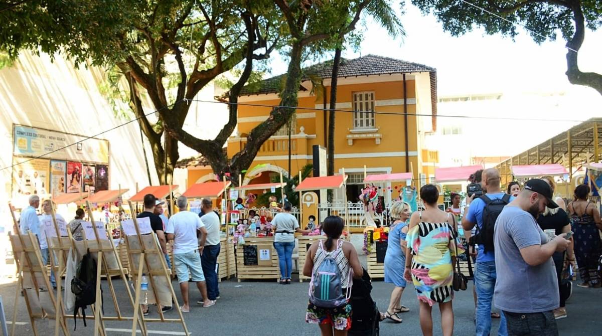 As atividades aconteceram dentro e no entorno da Casa de Cultura de Nova Iguaçu, na Rua Getúlio Vargas