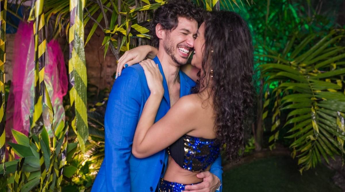 Débora Nascimento e o namorado, Luiz Perez