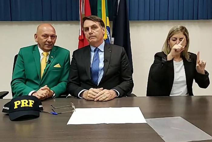 Luciano Hang (à esquerda) e Jair Bolsonaro Luciano Hang (à esquerda) e Jair Bolsonaro