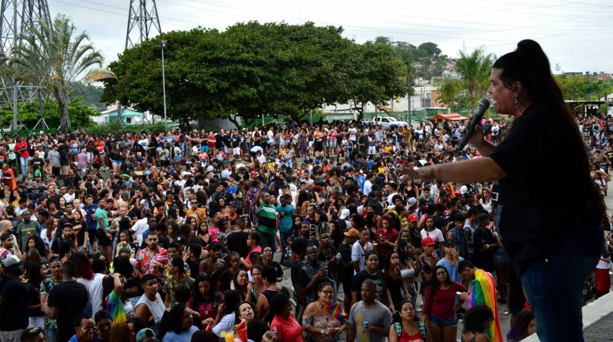 2019-10-20 - AG&Ecirc;NCIA DE NOTICIAS- PARCEIRO - Festa da Diversidade da Parada LGBTQI, realiza no Parque de Madureira, Zona Norte do Rio de Janeiro, neste domingo(20). Foto: Paulo Carneiro/Parceiro/Ag&ecirc;ncia O Dia