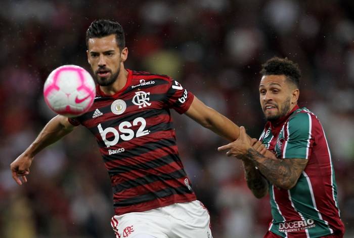 Rio de Janeiro - 20/10/2019 - Pablo Marí do Flamengo durante partida contra a equipe do Fluminense no estadio do Maracana valido pelo Campeonato Brasileiro 2019. Foto: Luciano Belford/agencia O Dia