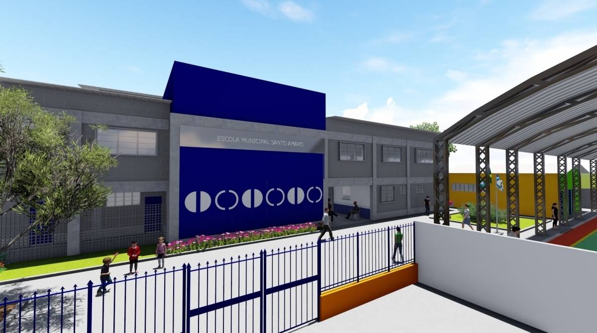 Nova Escola Municipal Santo Amaro vai atender estudantes de Xerém - Divulgação