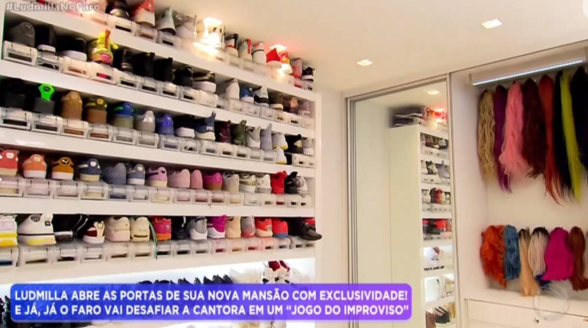 Ludmilla mostra detalhes da nova mansão