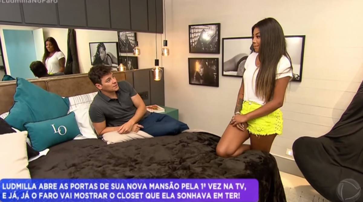 Ludmilla mostra detalhes da nova mansão