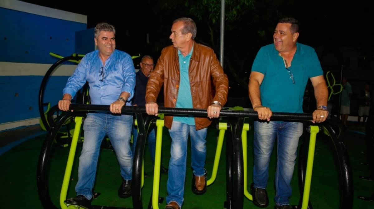 Nova área de lazer no bairro Olavo Bilac, em Duque de Caxias - Divulgação