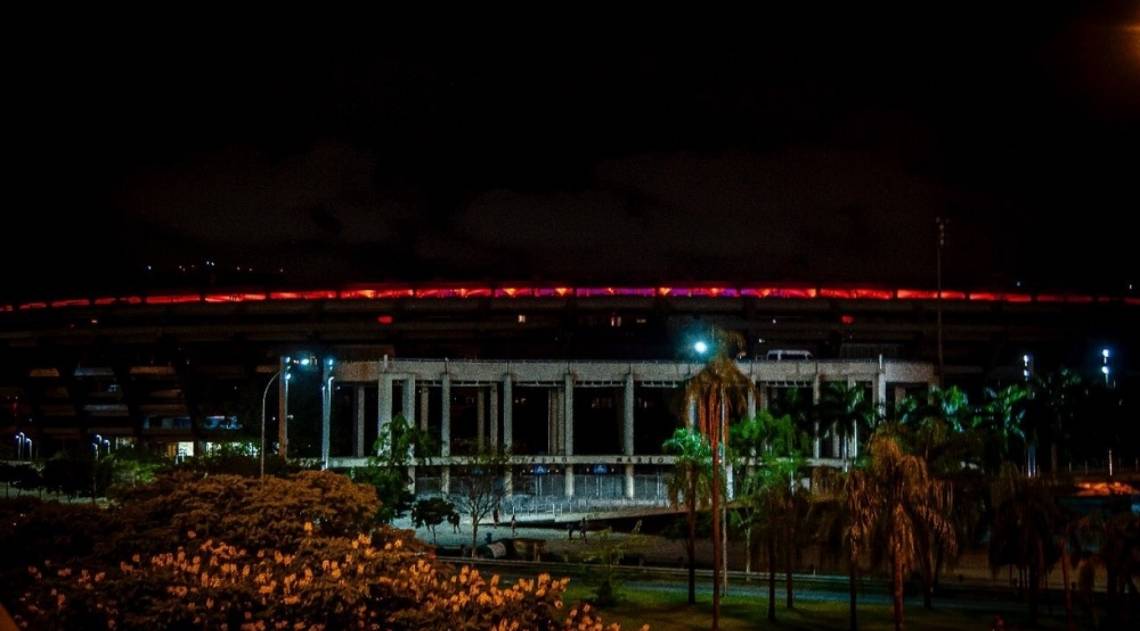 Flamengo deixa o Maracanã todo vermelho para duelo contra o Grêmio