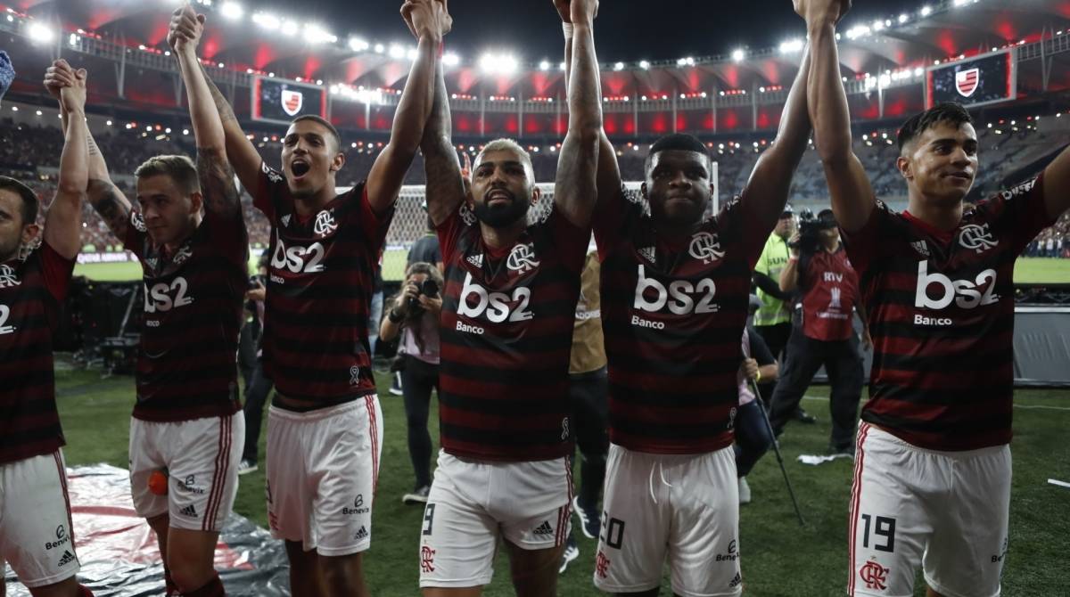 Flamengo massacrou o Gr&ecirc;mio - Gilvan de Souza / Agencia O Dia