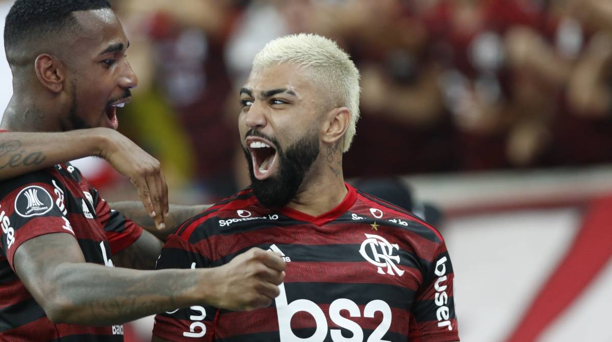 Flamengo venceu o Gr&ecirc;mio por 5 a 0 no Maracan&atilde; - Reginaldo Pimenta / Agencia O Dia
