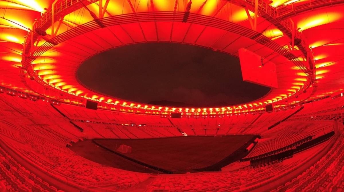 Flamengo deixa o Maracanã todo vermelho para duelo contra o Grêmio