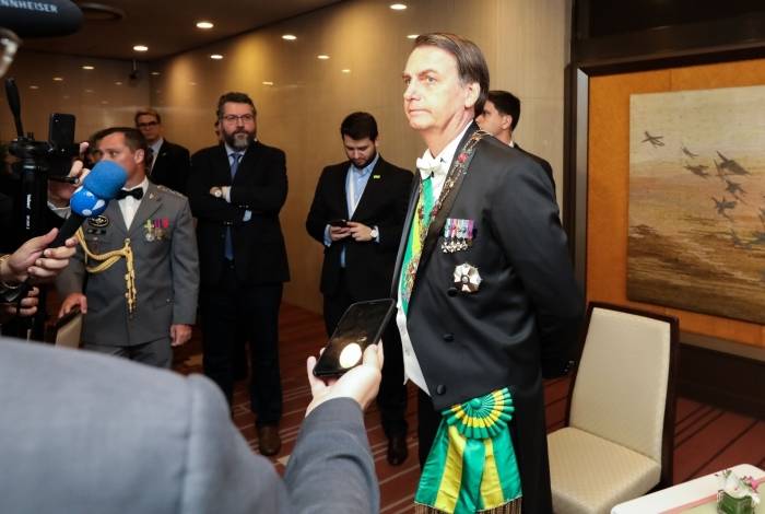 O presidente Jair Bolsonaro está em viagem oficial ao Japão