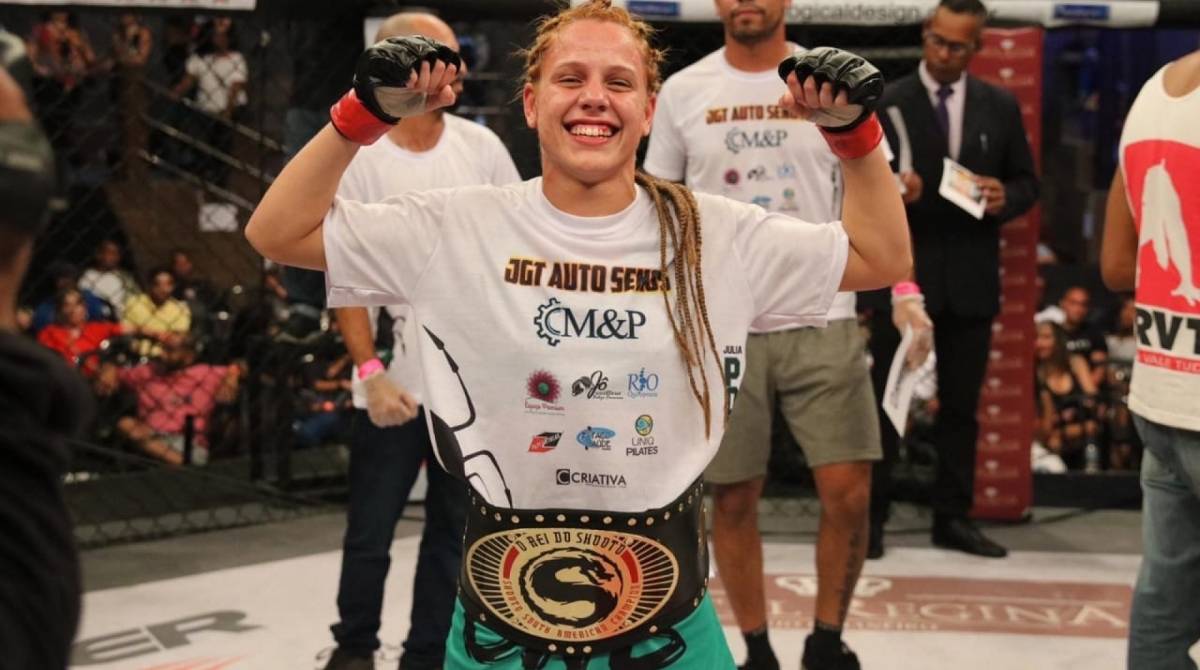 Caxiense fatura cinturão do MMA e vende trufas no trem - Marcell Fagundes / divulgação