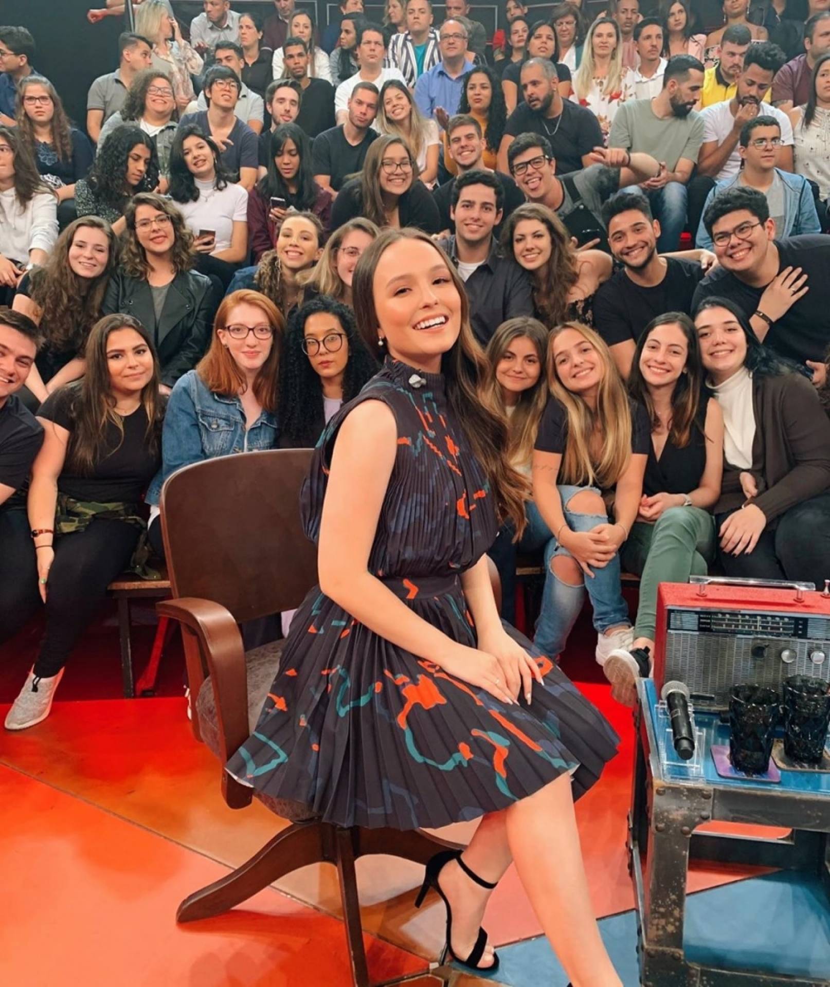 Larissa Manoela no 'Altas Horas' - Reprodução de Instagram