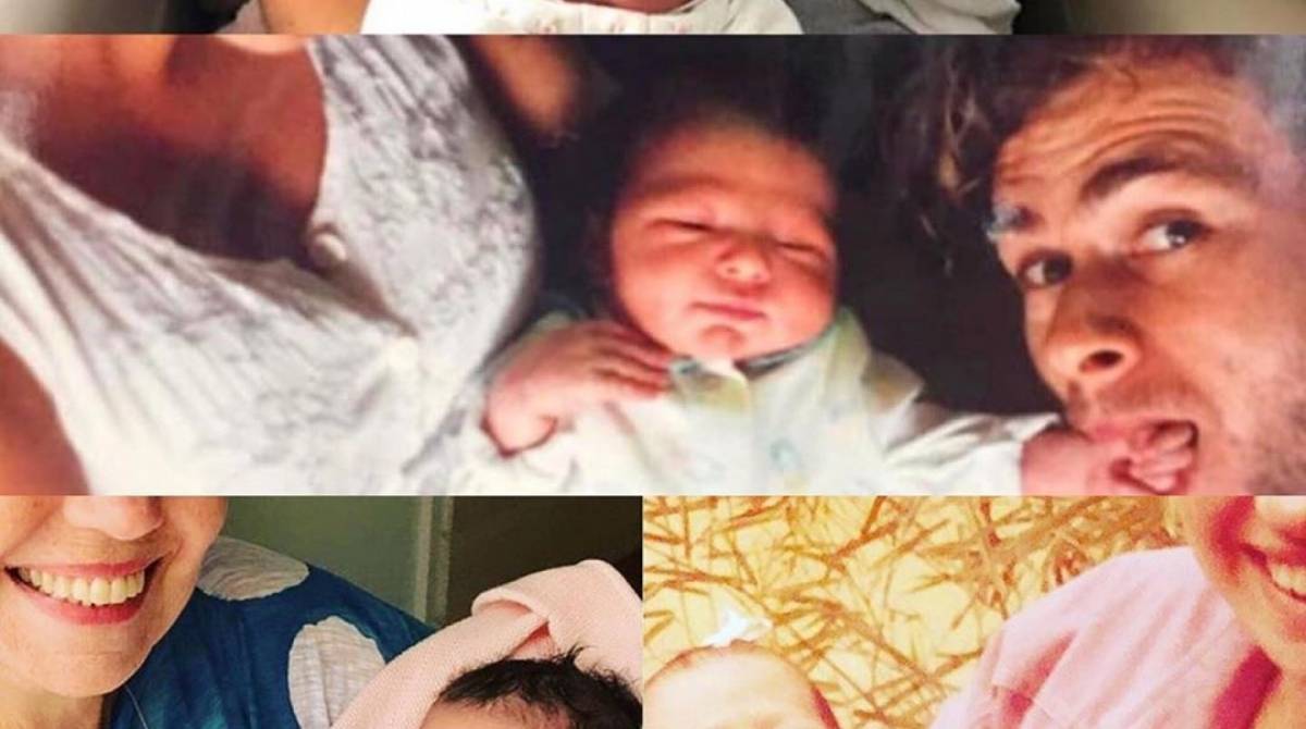 Montagem de fotos da beb&ecirc; de Tat&aacute; Werneck