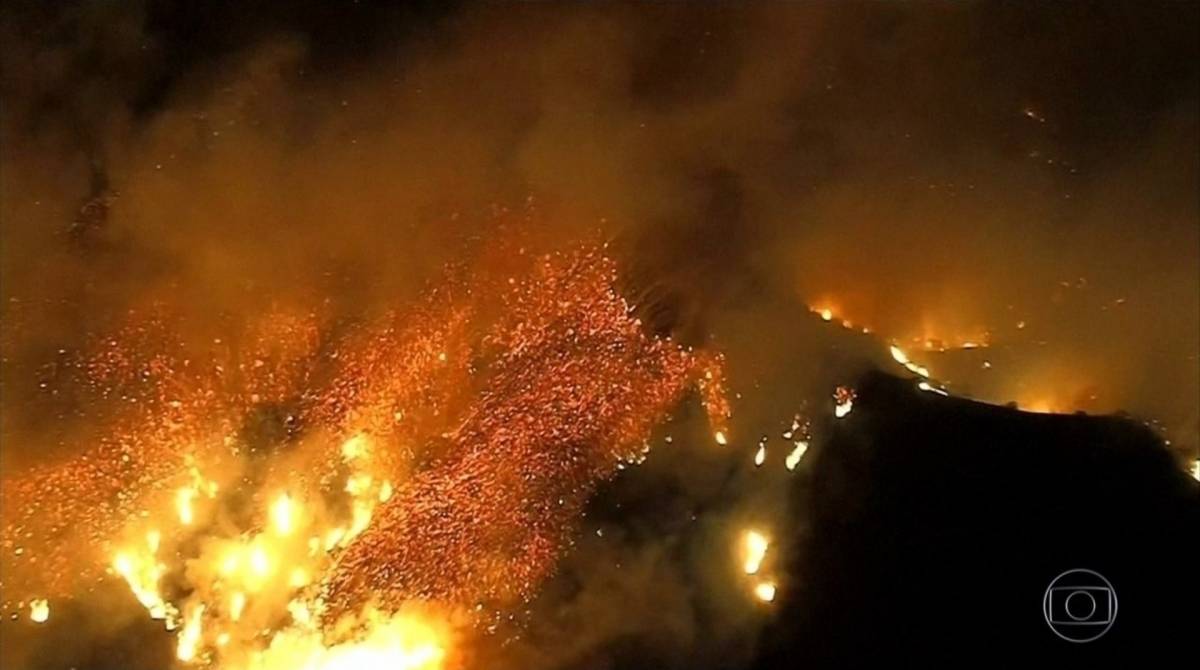 Incêndios na Califórnia  - Reprodução/Twitter