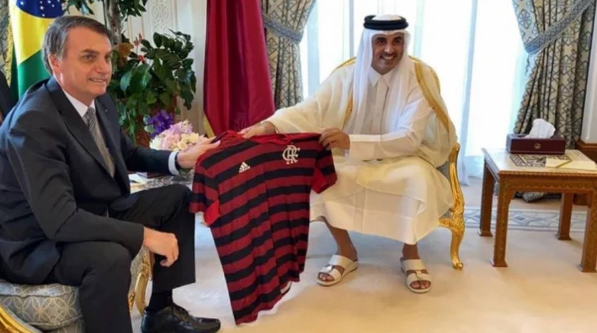 Bolsonaro voltou a falar do Flamengo - Divulgação