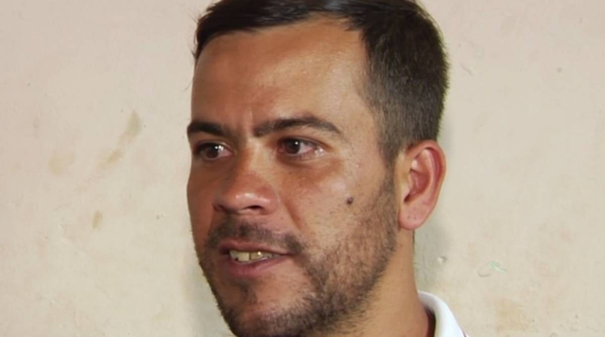 Rog&eacute;rio Cardoso de Almeida, pai do beb&ecirc; incinerado por engano - Reprodu&ccedil;&atilde;o / TV Anhanguera