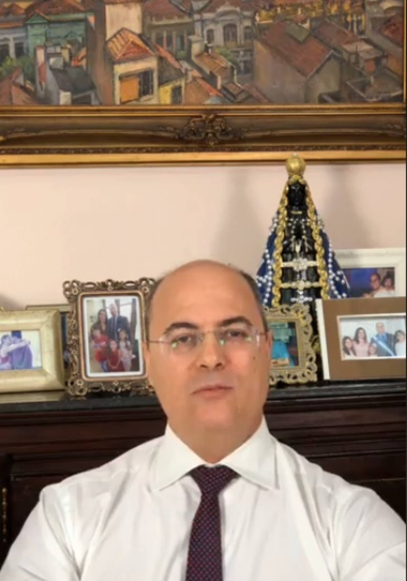 Governador Wilson Witzel fez os anúncios em uma live nas redes sociais - Reprodução 
