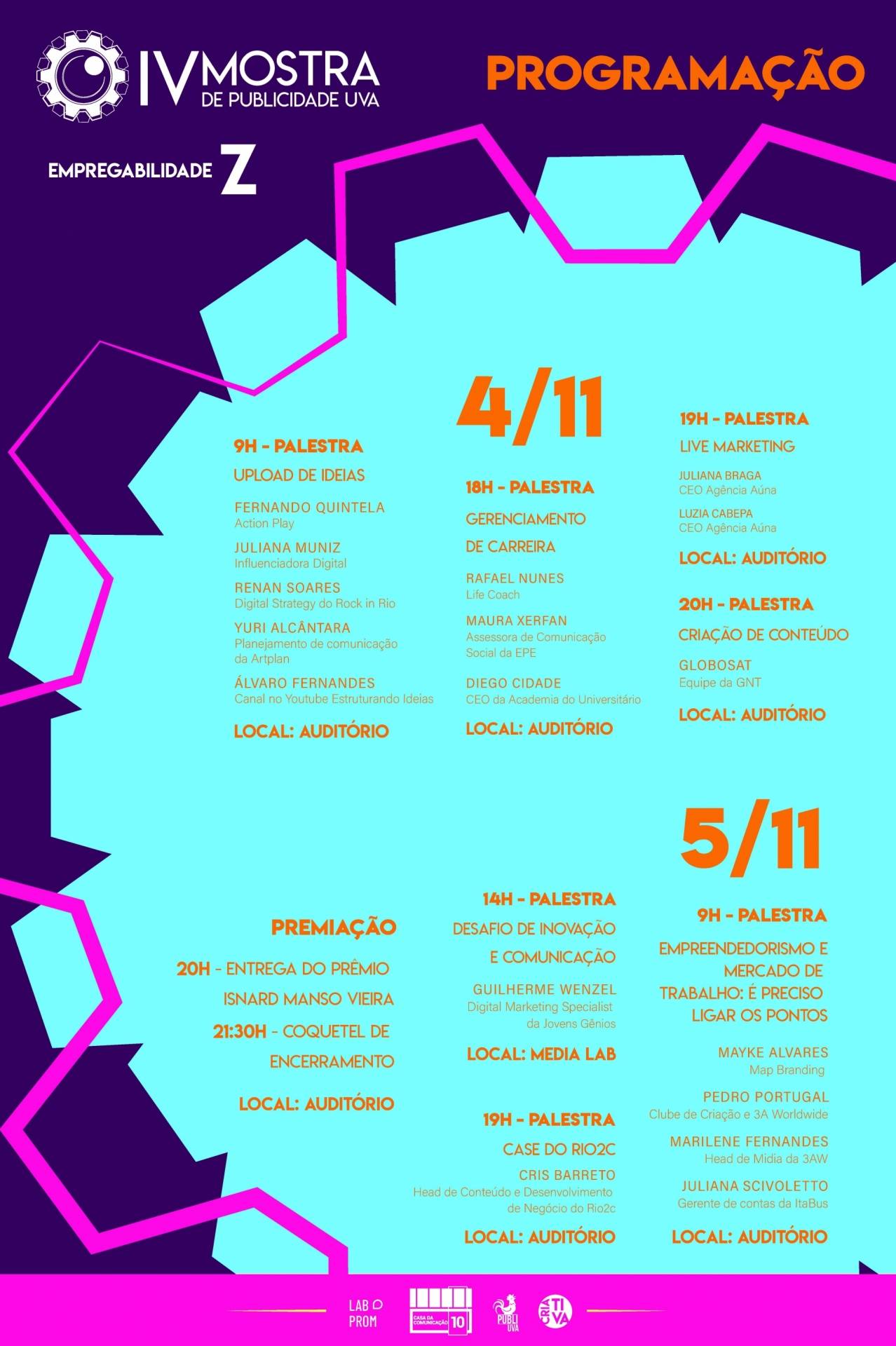 Programação - Divulgação