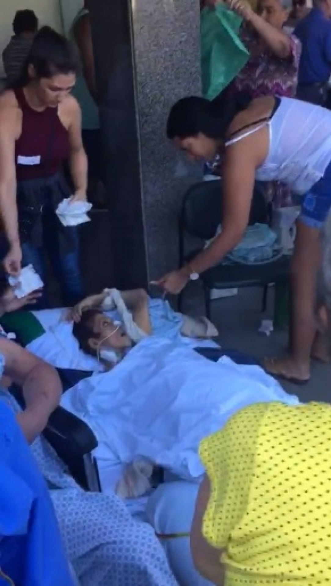 Incêndio Hospital Balbino, em Olaria - Reprodução