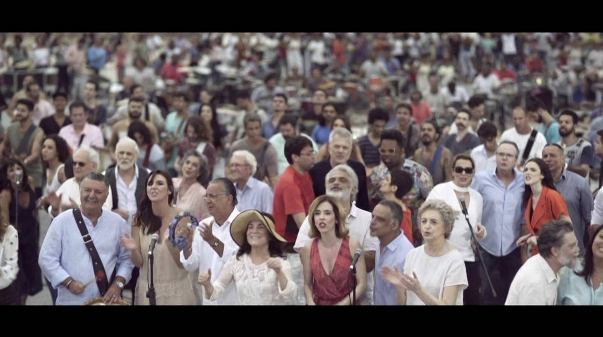 Elenco da Globo solta voz na tradicional mensagem de fim de ano - Divulgação/TV Globo