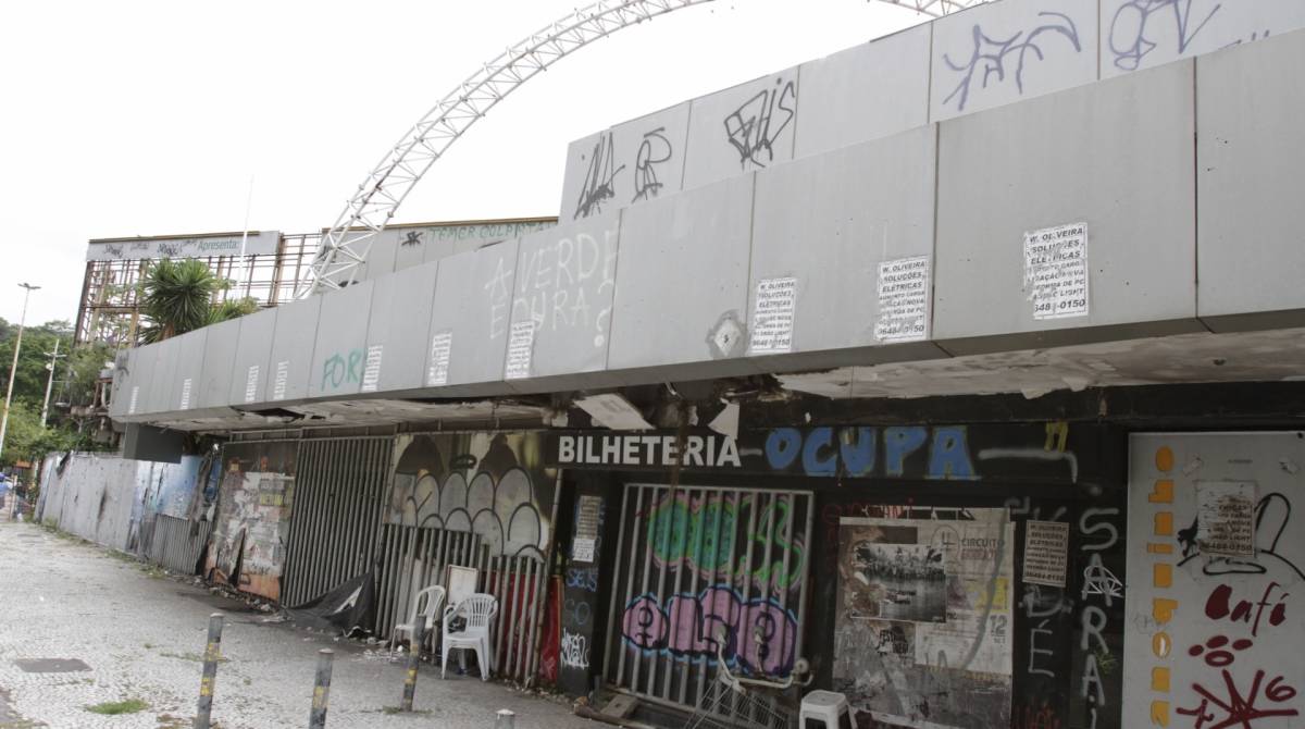 Rio,07/11/2019 - BOTAFOGO- Canecao pode ser reaberto em parceria da Prefeitura com a UFRJ. a casa de show esta fechada desde 2010 .Na foto, fachada do Canecao .Foto: Cl&eacute;ber Mendes/Ag&ecirc;ncia O Dia