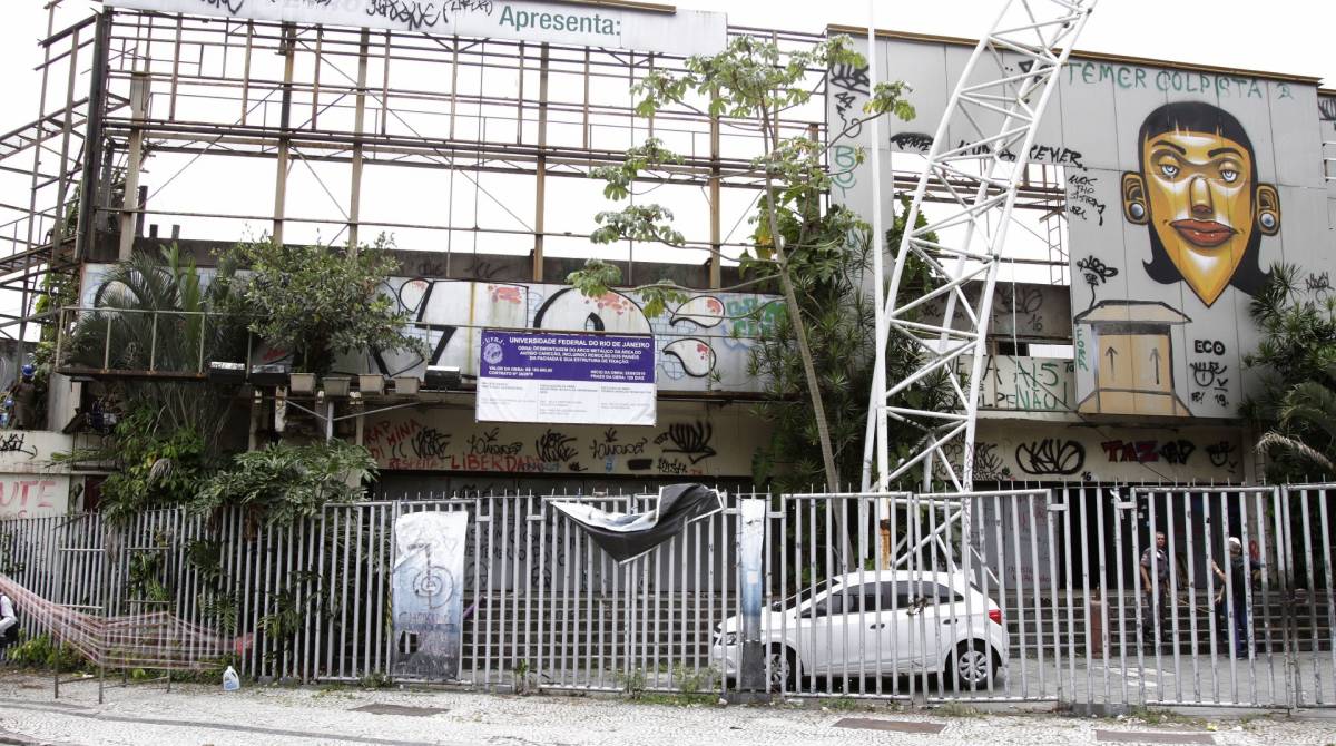 Rio,07/11/2019 - BOTAFOGO- Canecao pode ser reaberto em parceria da Prefeitura com a UFRJ. a casa de show esta fechada desde 2010 .Na foto, fachada do Canecao .Foto: Cl&eacute;ber Mendes/Ag&ecirc;ncia O Dia