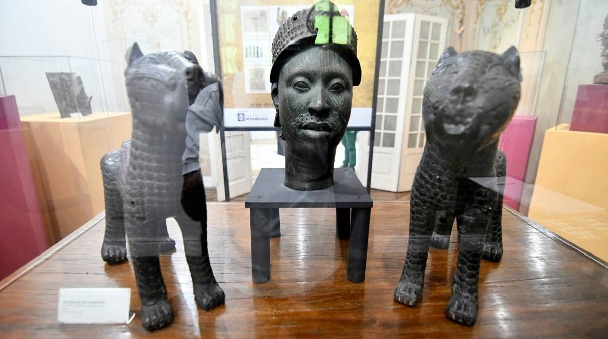 Máscaras africanas raras estão na exposição