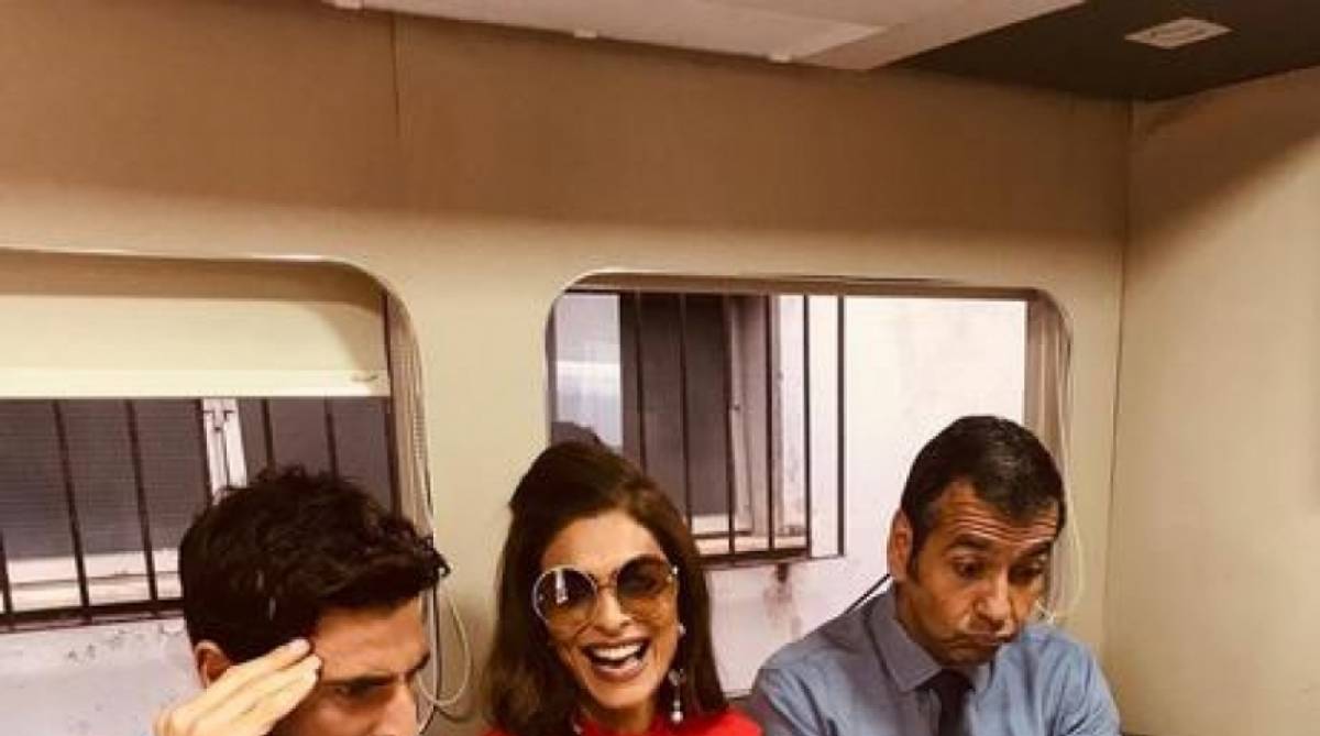 Reynaldo Gianecchini, Juliana Paes e Marcos Palmeira como Régis, Maria da Paz e Amadeu - Reprodução Internet