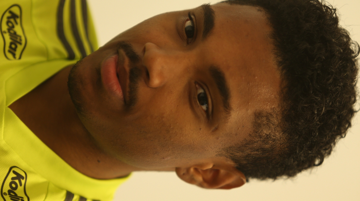 ATAQUE - Entrevista com jogador Vitinbho do Flamengo no Ninho do Urubu em Vargem Grande. Foto: Daniel Castelo Branco / Agencia O Dia