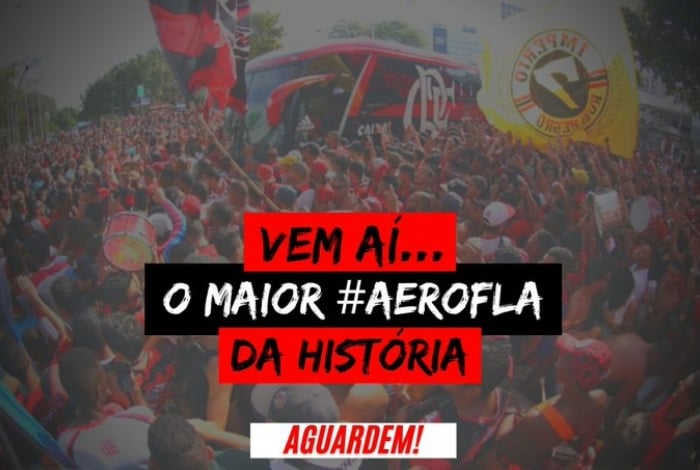 Na internet, os torcedores do Flamengo prometem o maior 
