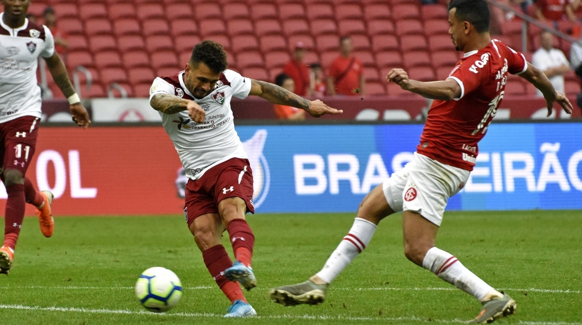 Porto Alegre, RS - Brasil - 10/11/2019 - Beira Rio - Wellington Nem comemorando gol
Campeonato Brasileiro. 32 - Mailson Santana/Fluminense FC