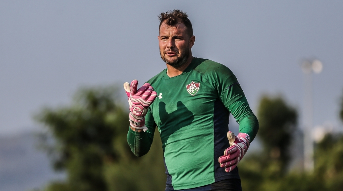 Agenor deve ser o substituto de Muriel no gol do Fluminense - LUCAS MERÇON / FLUMINENSE