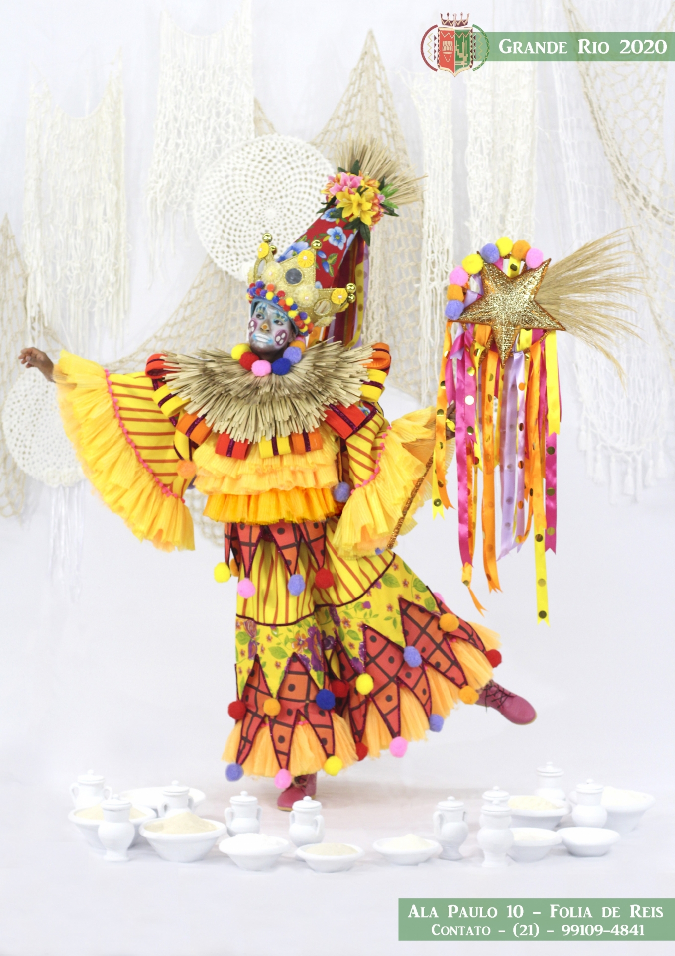 Grande Rio apresenta fantasias para o Carnaval 2020