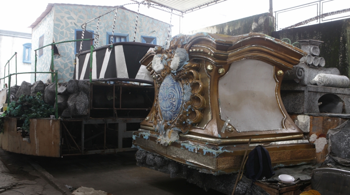 Rio, 13/11/2019  - Precariedade das escolas de Samba do grupo A. Barracao da Renascer de Jacarepagua., Zona da Leopoldina, Centro do Rio. Foto: Ricardo Cassiano/Agencia O Dia