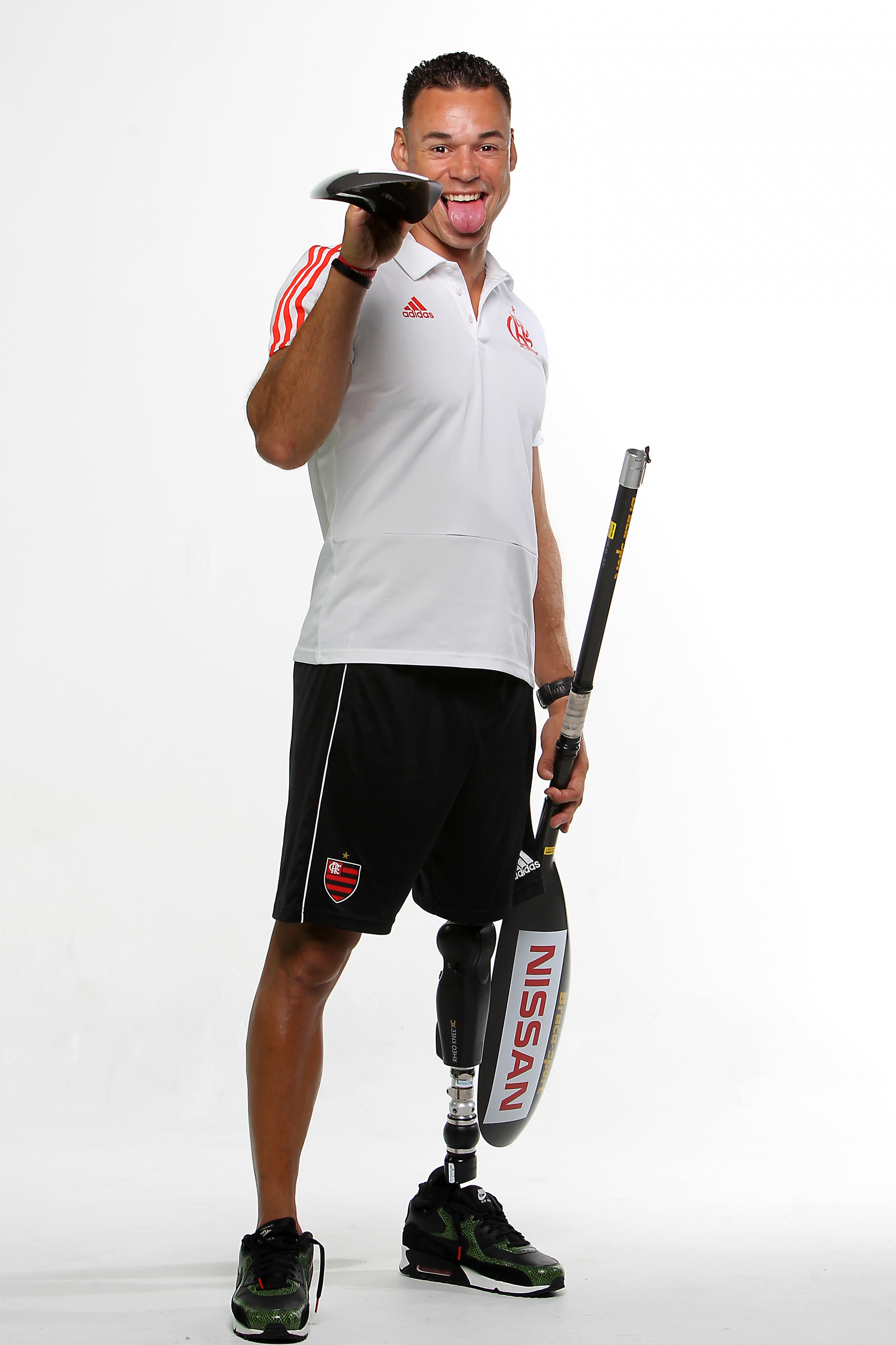 Rio de Janeiro - 14/11/2019 - Caio Ribeiro, atleta da paracanoagem do Flamengo. Foto: Luciano Belford/Agencia O Dia