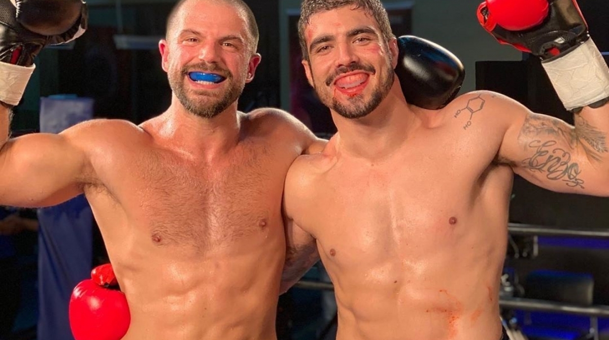 Duda Nagle (Paix&atilde;o) e Caio Castro (Rock)