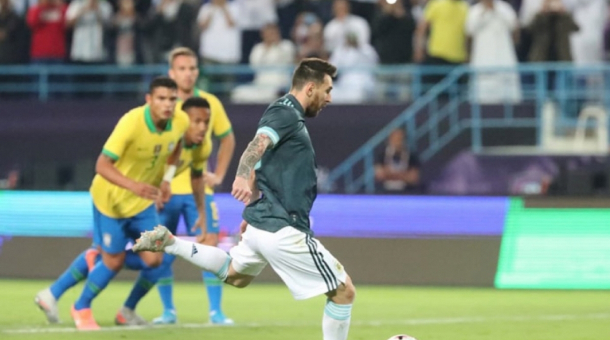Brasil foi derrota pela Argentina por 1 a 0