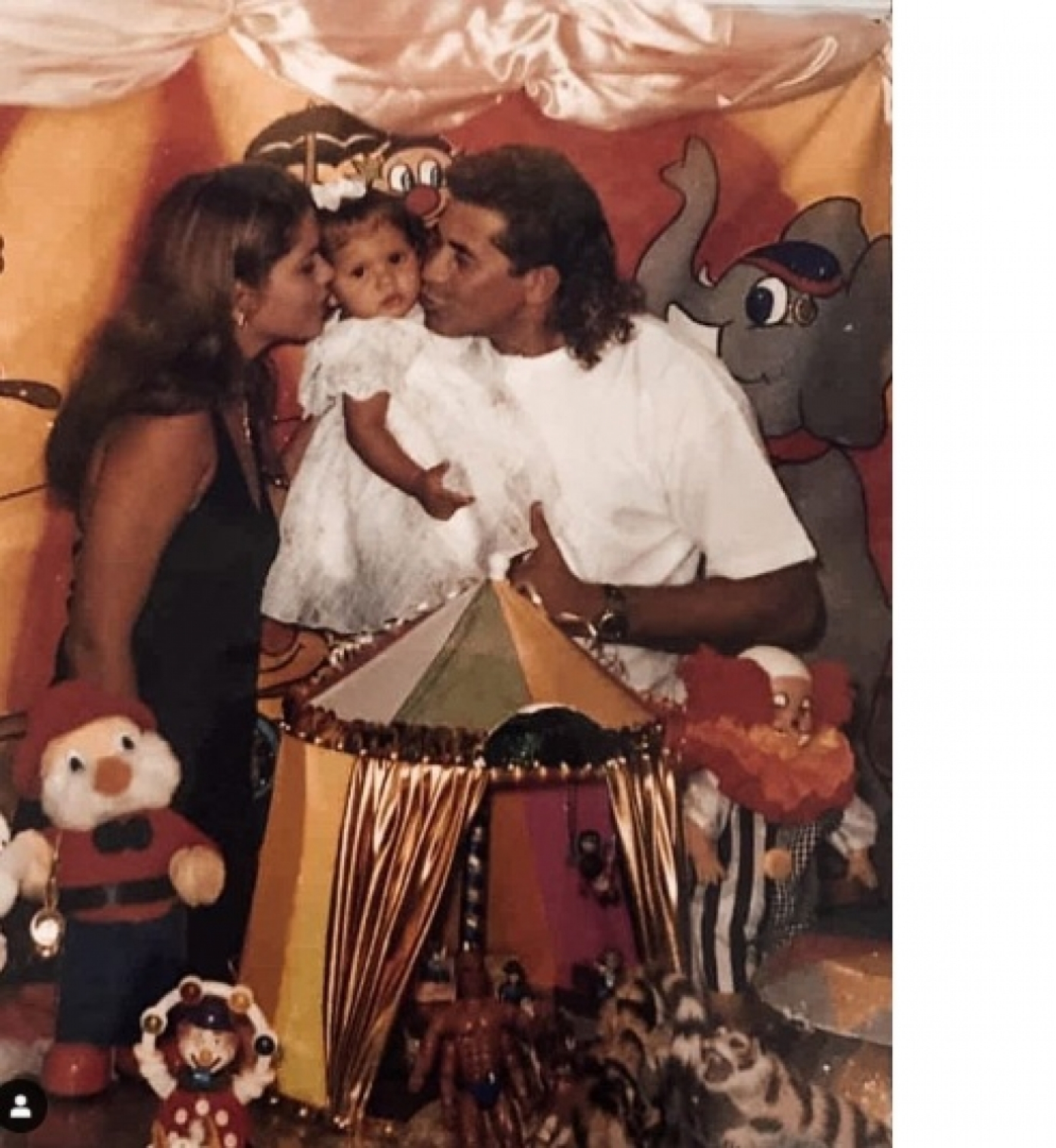 Sawanna, Nunes e a filha Jéssica
