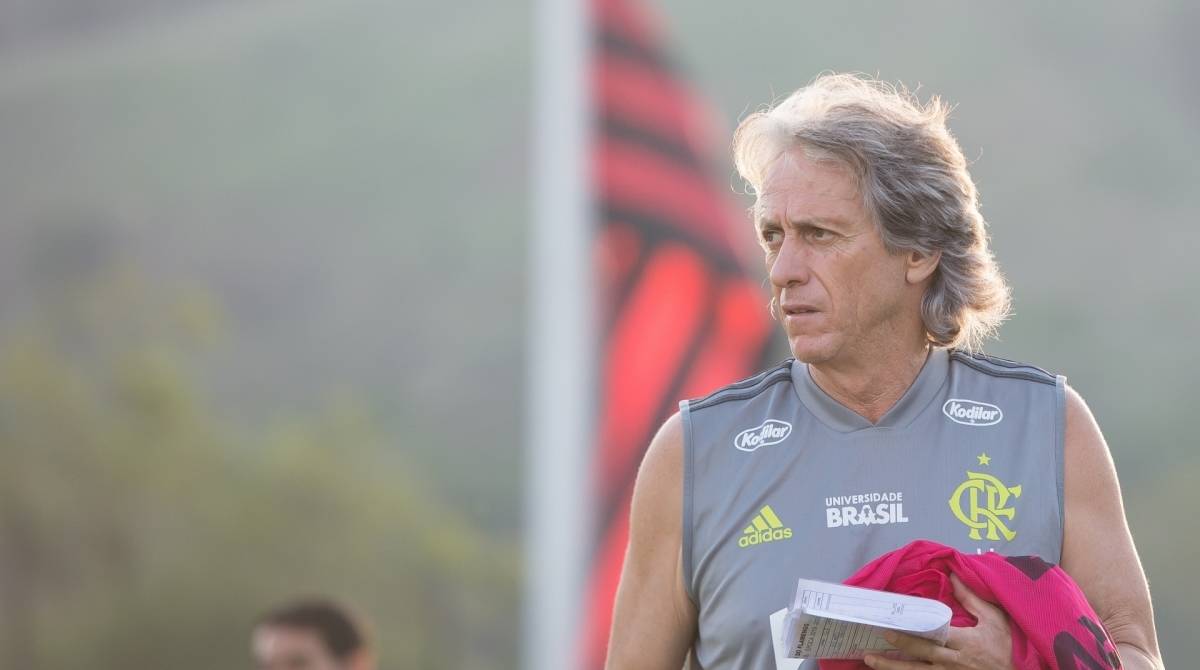 Jorge Jesus: t&eacute;cnico portugu&ecirc;s fez um trabalho espetacular no comando do Flamengo, campe&atilde;o brasileiro e da Libertadores - Alexandre Vidal / Flamengo