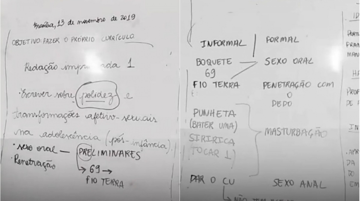 Professor da rede pública é afastado após propor termos sexuais em redação  | Brasil | O Dia