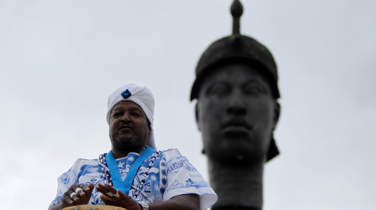 Rio de Janeiro 20/11/2019 - Dia da Consci&ecirc;ncia Negra tem homenagens no monumento de Zumbi dos Palmares. Foto: Luciano Belford/Agencia O Dia