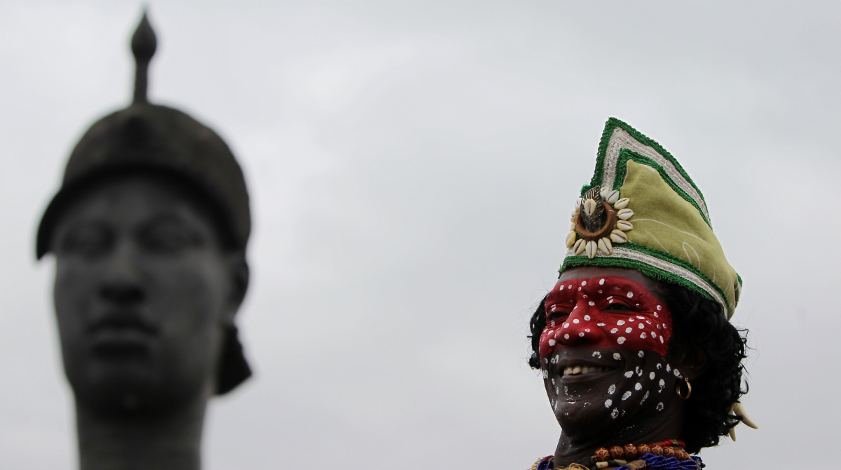Rio de Janeiro 20/11/2019 - Dia da Consci&ecirc;ncia Negra tem homenagens no monumento de Zumbi dos Palmares. Foto: Luciano Belford/Agencia O Dia
