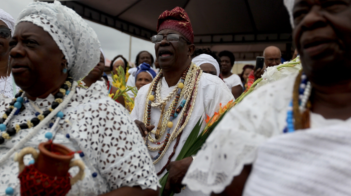 Rio de Janeiro 20/11/2019 - Dia da Consci&ecirc;ncia Negra tem homenagens no monumento de Zumbi dos Palmares. Foto: Luciano Belford/Agencia O Dia