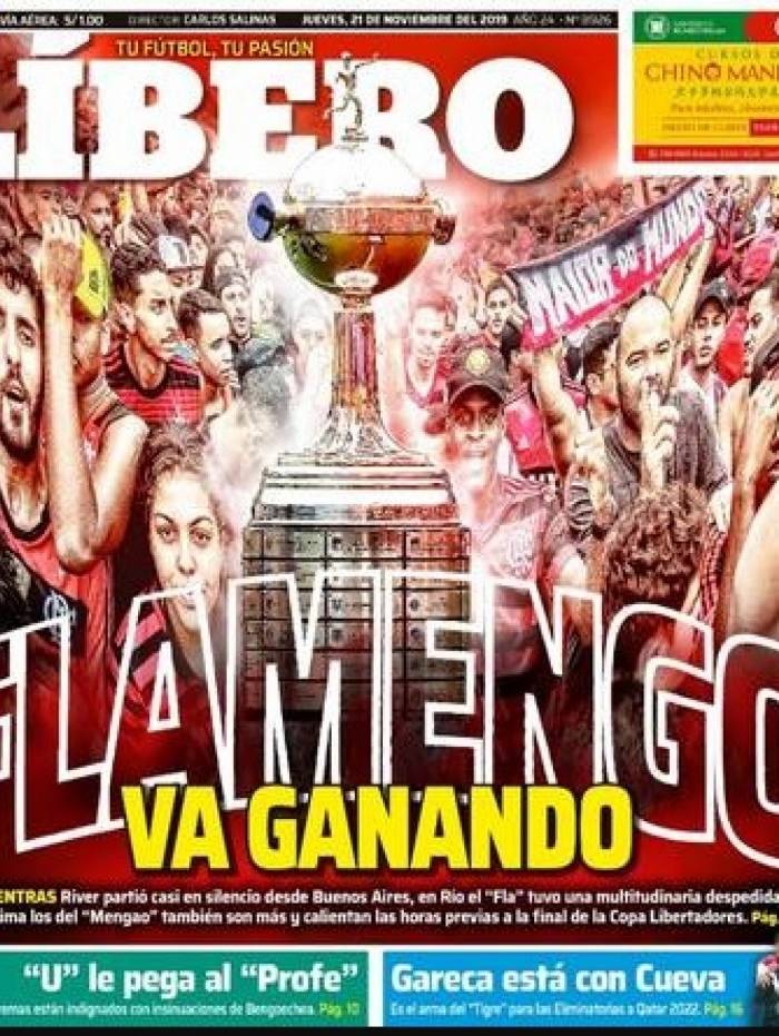 Festa da torcida do Flamengo é exaltada por jornal peruano