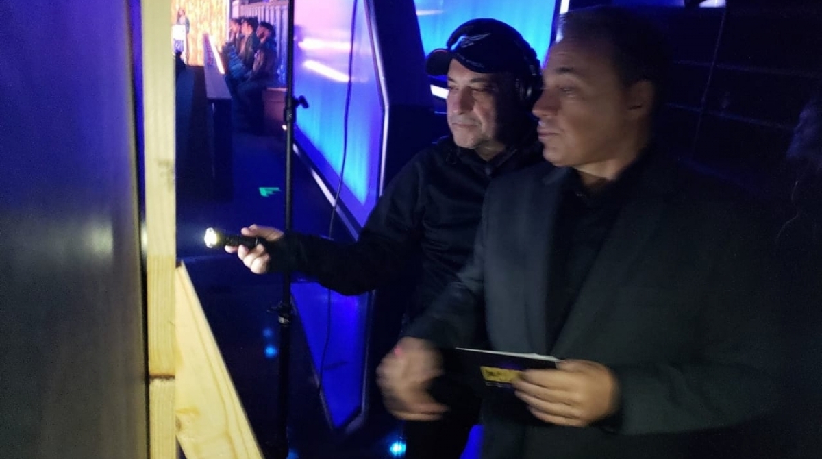 Gugu e o diretor Goiabinha