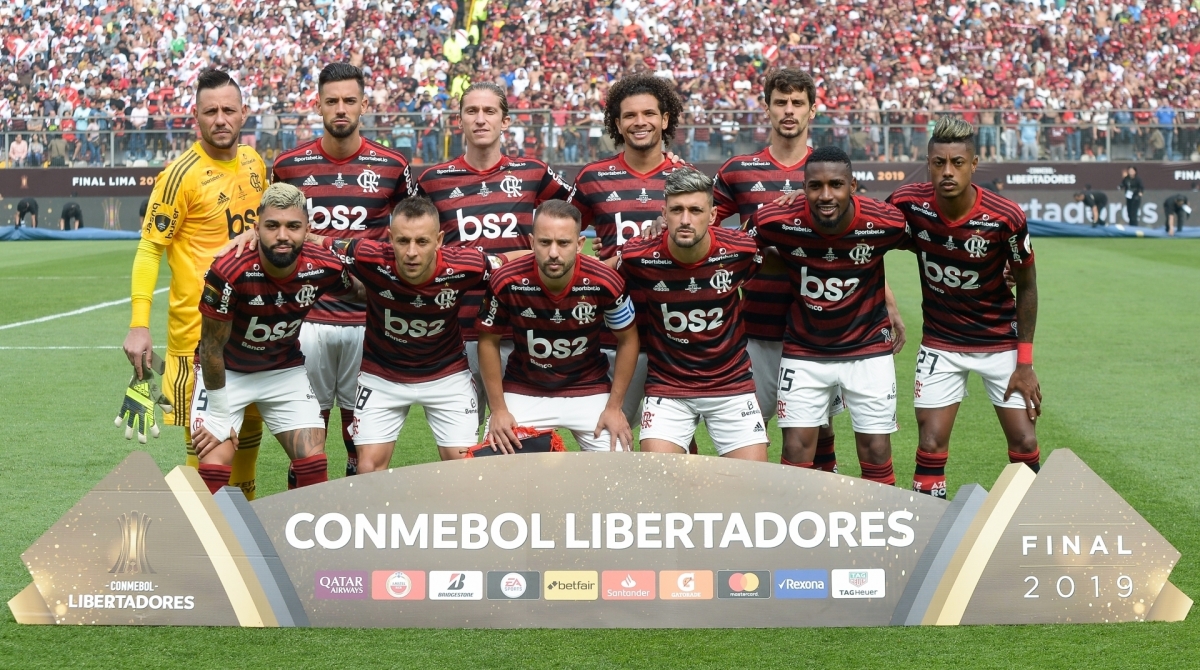 2019-11-23 - AGENCIA DE NOTICIAS - PARCEIRO - Partida entre Flamengo e River Plate, v&aacute;lida pela final da Libertadores 2019, realizada no Est&aacute;dio Monumental de Lima, em Lima, Peru, neste s&aacute;bado (23). Foto:Clever Felix/Parceiro/Ag&ecirc;ncia O Dia