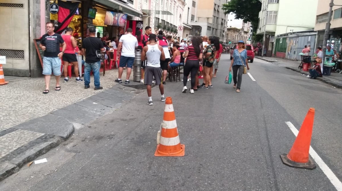 Bar da Lapa, na Rua Riachuelo